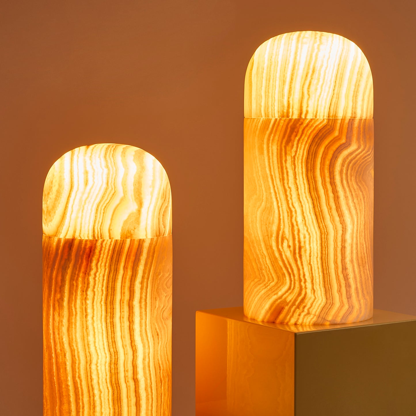 Encapsulated Table Lamp by Omar Chakil