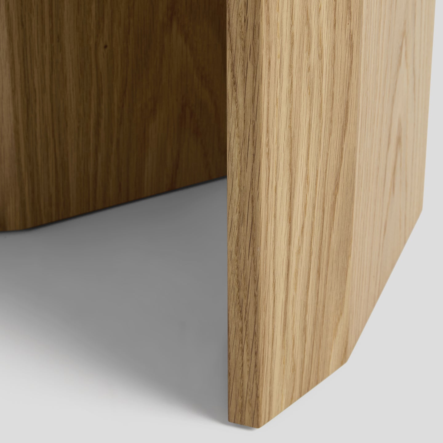 The Cowrie Side Table in Oak