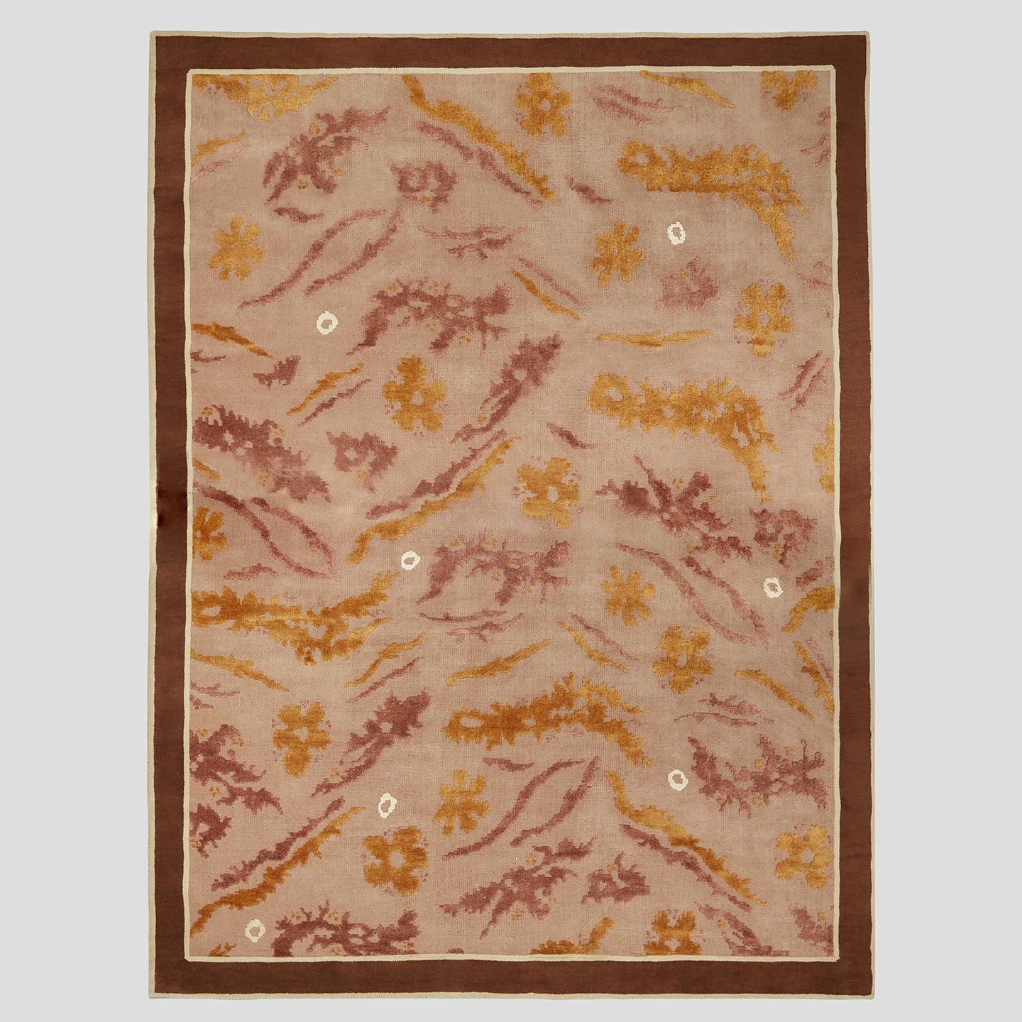 The Gaia Rug in Burnt Sienna