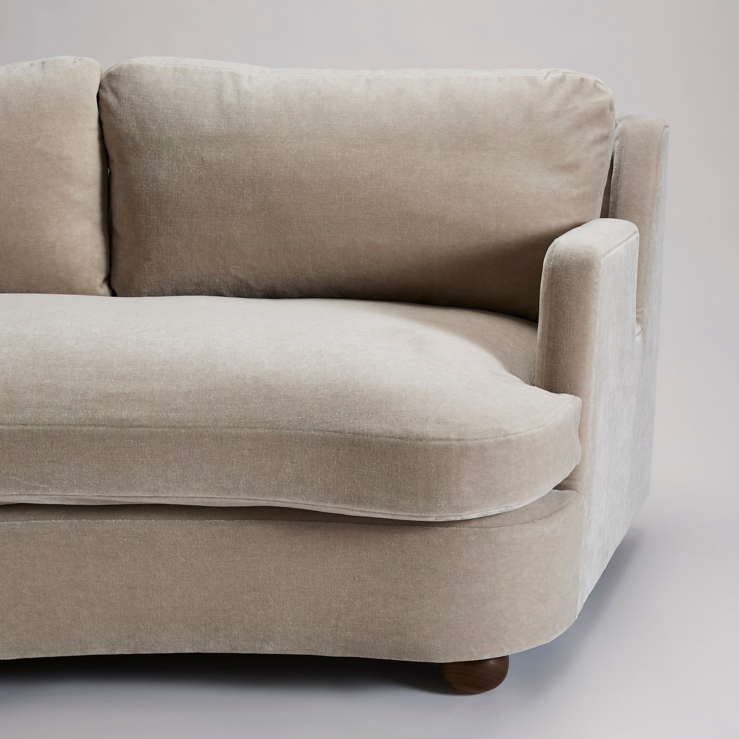 The Sculpted Arc Sofa