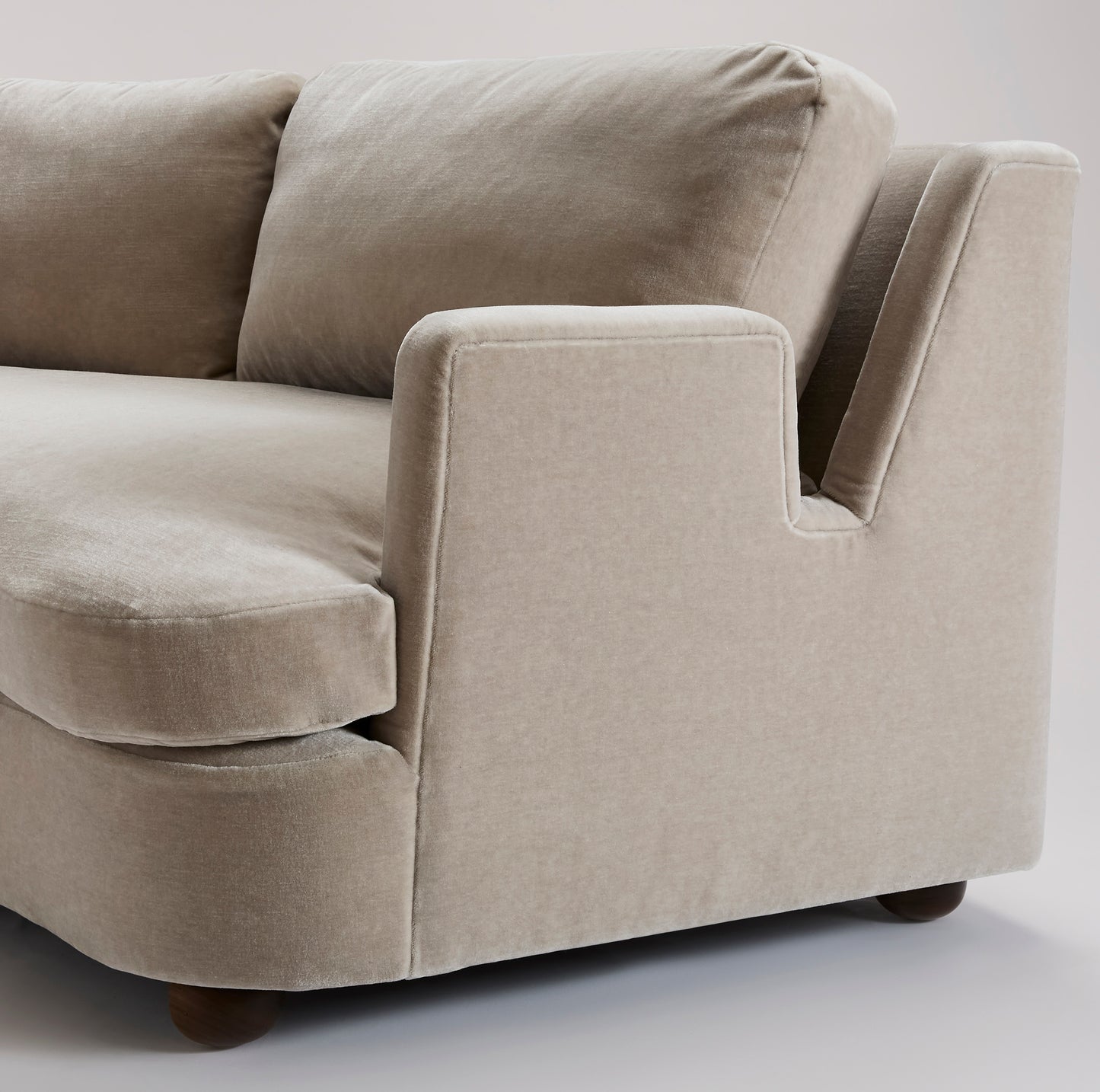 The Sculpted Arc Sofa