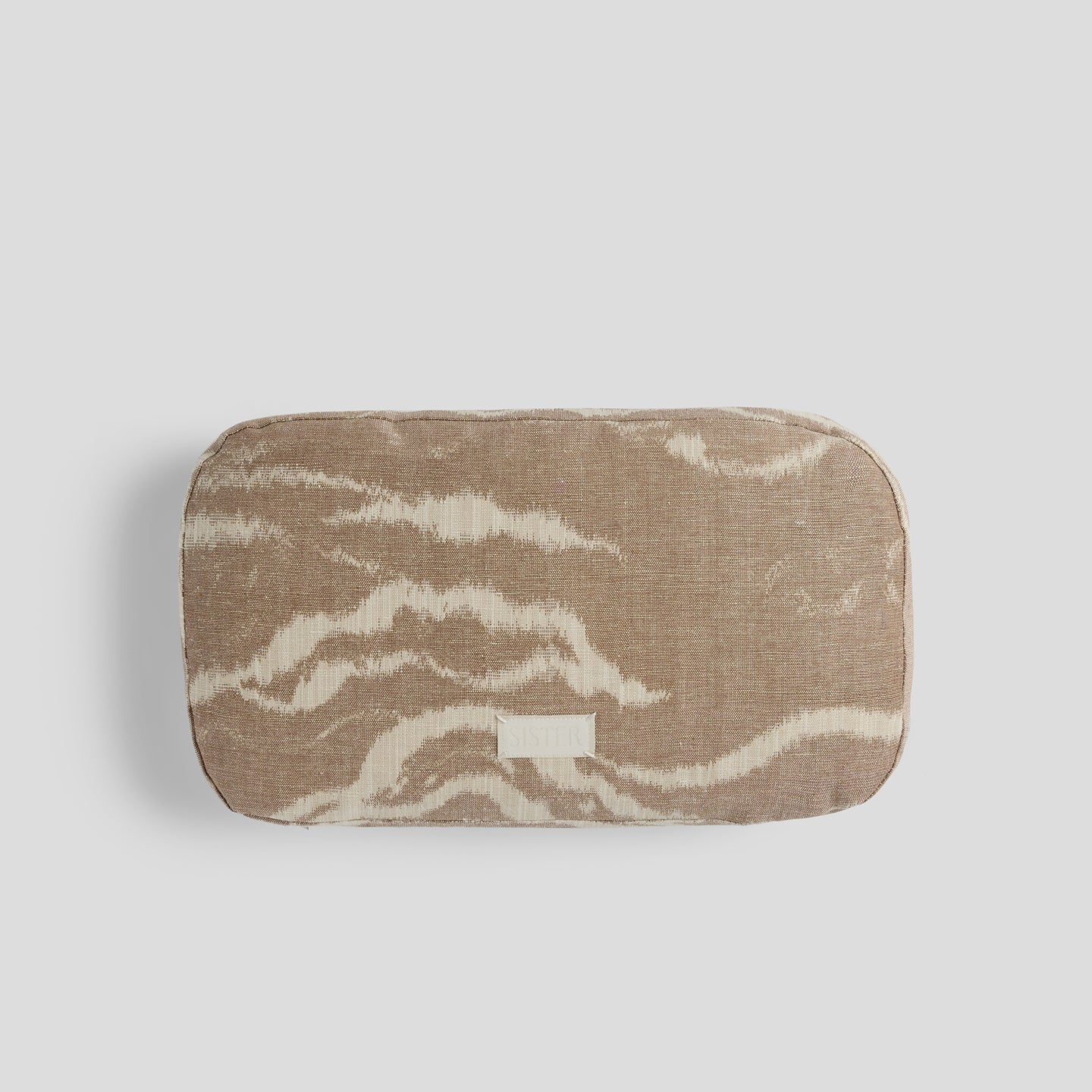 The Small Rounded Box Cushion In Odessa Ember