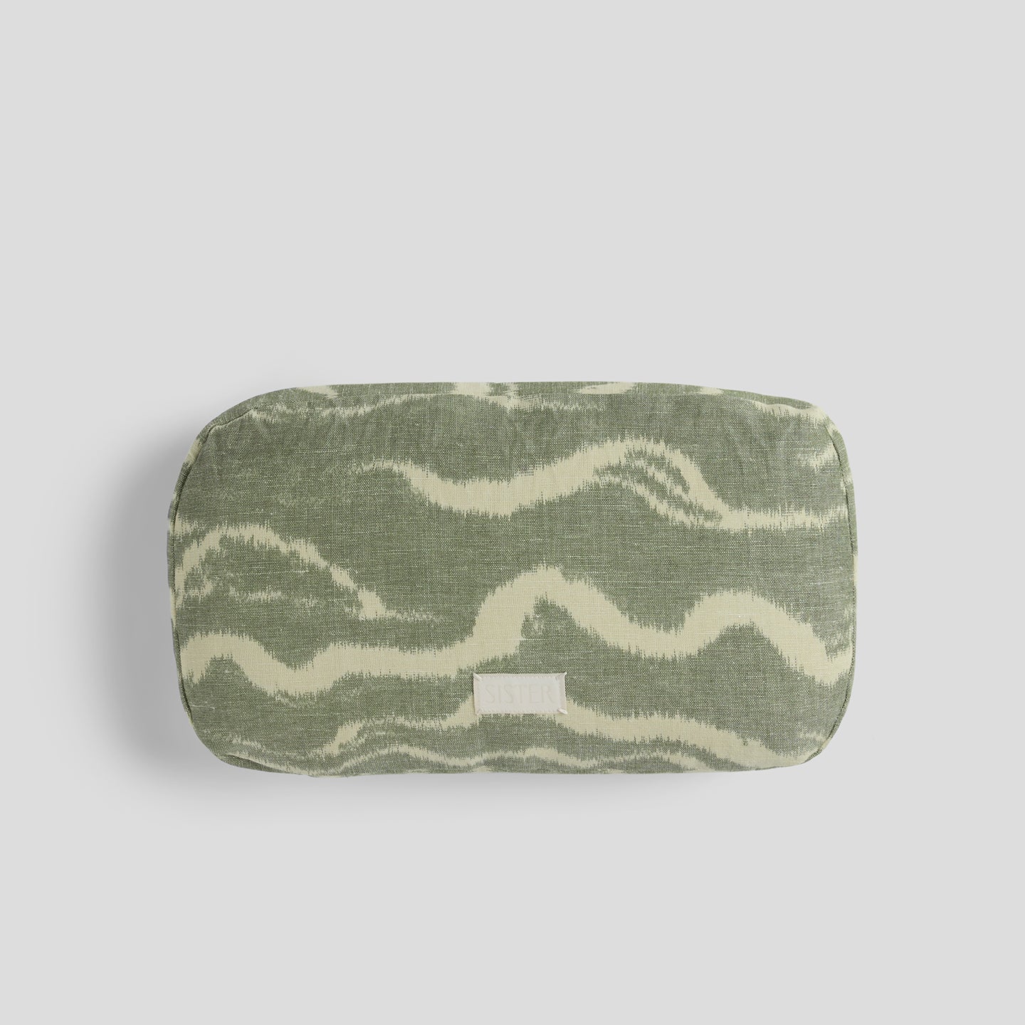 The Small Rounded Box Cushion In Odessa Fen