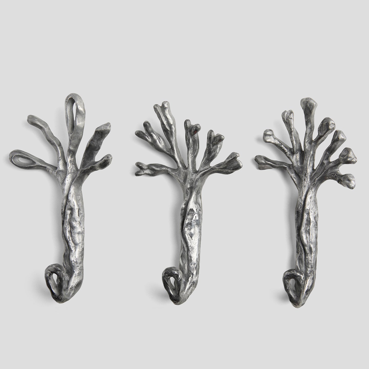 Sylva Hooks Set of 3 in Aluminium