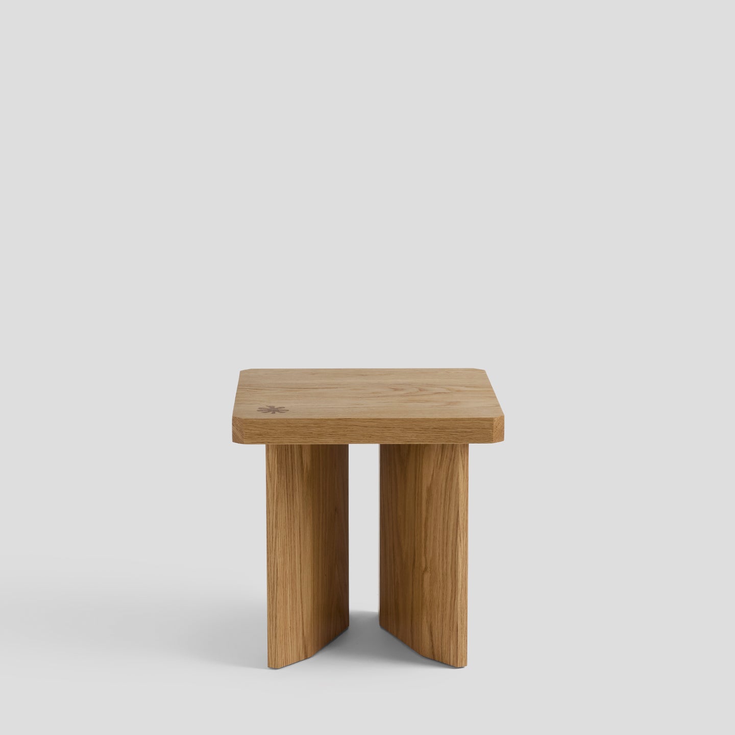 The Cowrie Side Table in Oak